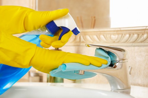Local commercial cleaners handling a central London property in Pimlico
